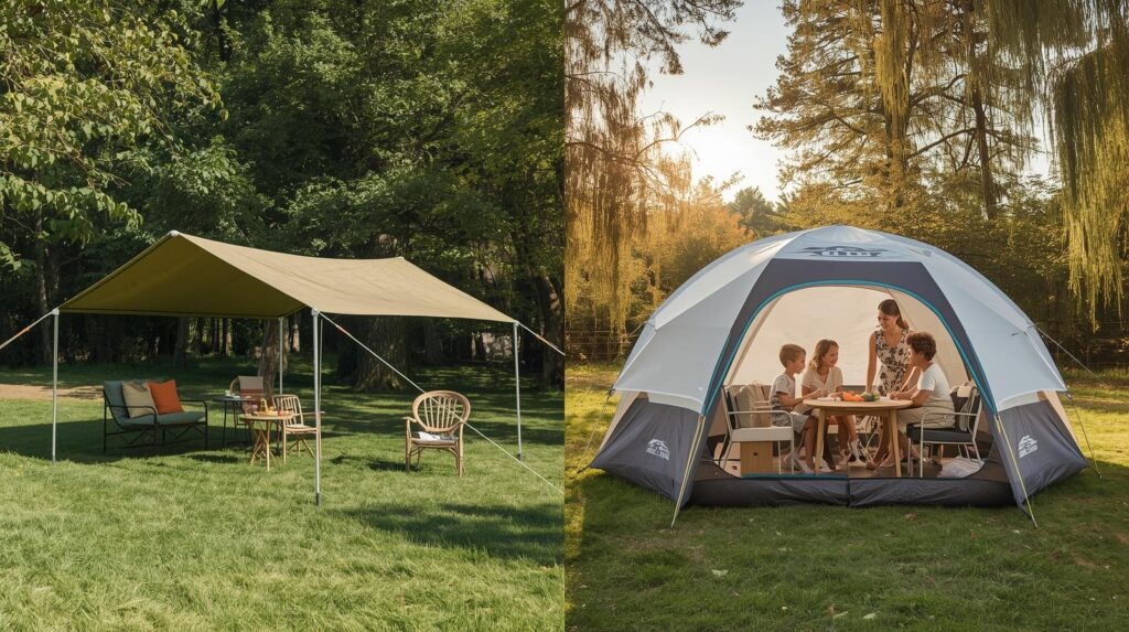 타프 리빙쉘 차이 총정리 – 가족캠핑엔 뭐가 맞을까? | MyCampingLab 1000010444